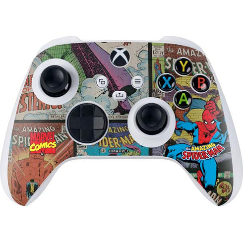 Marvel Classic Comics Amazing Spider-Man Collage  Xbox Series S Skins